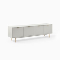 West Elm Quinn White Media Storage