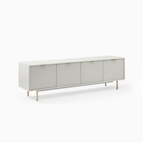 Used West Elm Quinn White Media Storage for sale on AptDeco