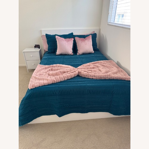 Used IKEA MALM White Full Bed for sale on AptDeco