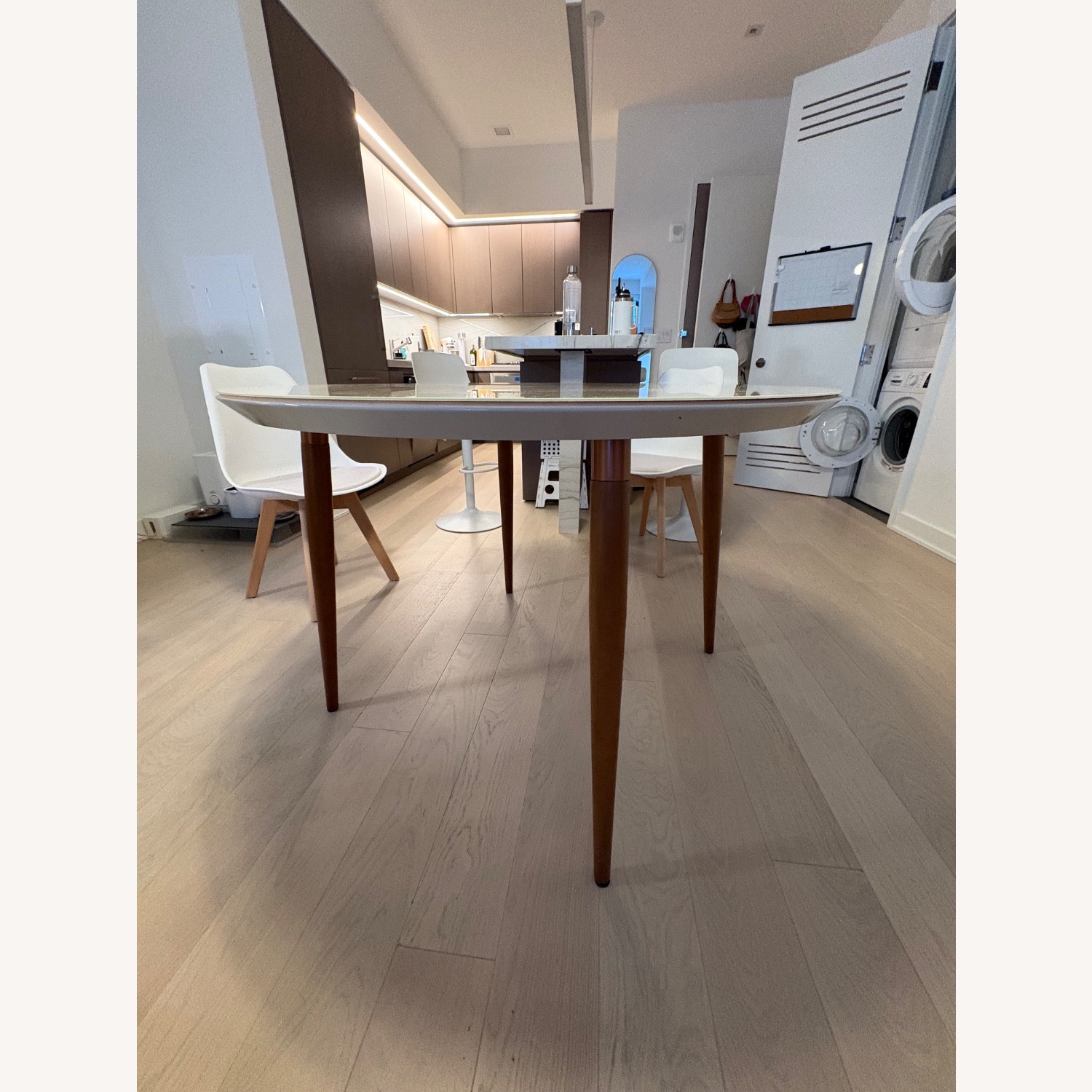 Natural Glass Dining Table - image-2