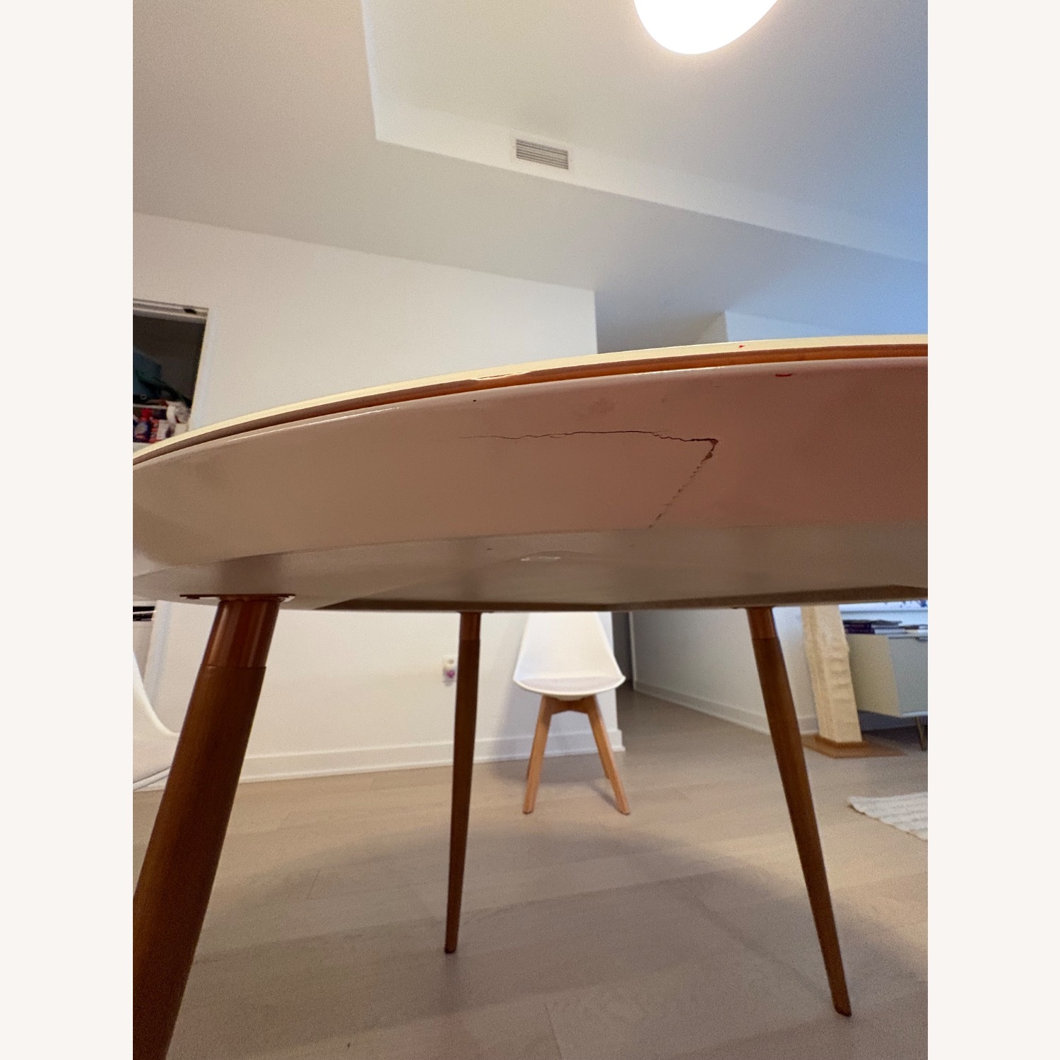 Natural Glass Dining Table - image-5