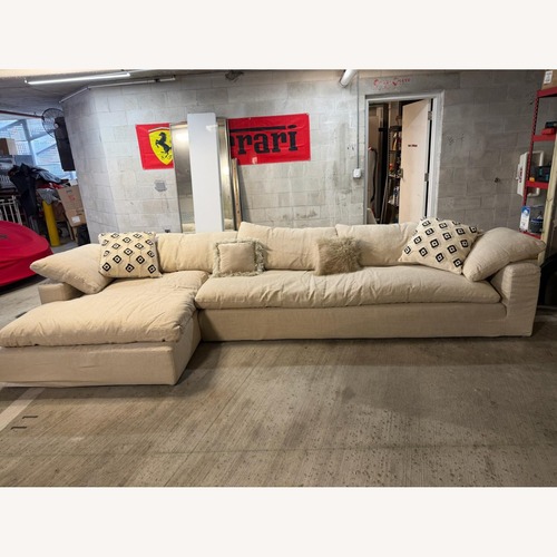 Used Leather Italian USA Sofa for sale on AptDeco