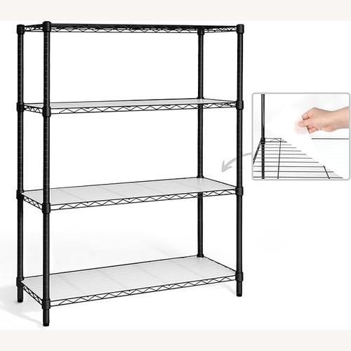 Used Amazon Black Metal Wall Shelf for sale on AptDeco