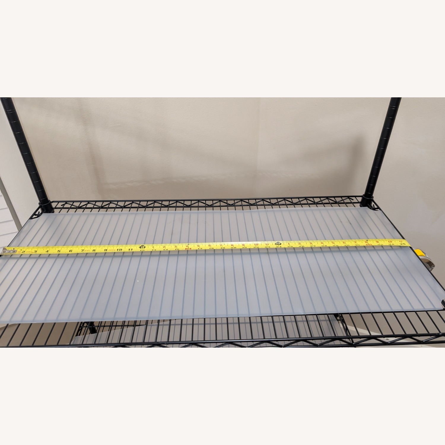 Amazon Black Metal Wall Shelf - image-2