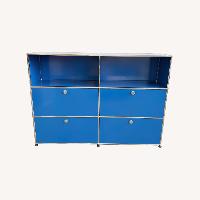 USM Modular Furniture Blue Metal Sideboard