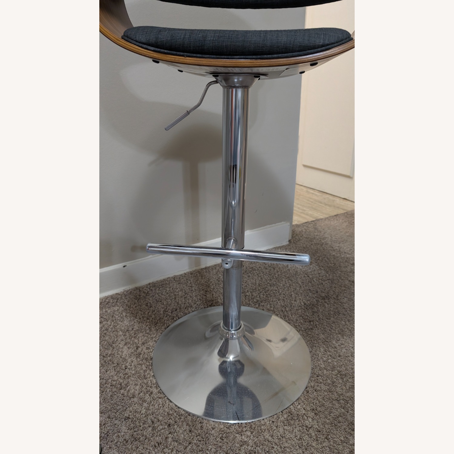 Amazon Dark Brown Fabric Dining Chair - image-3