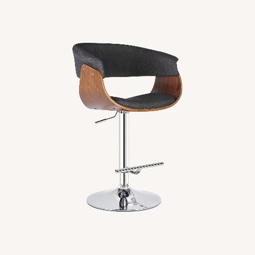 Used Amazon Dark Brown Fabric Dining Chair for sale on AptDeco