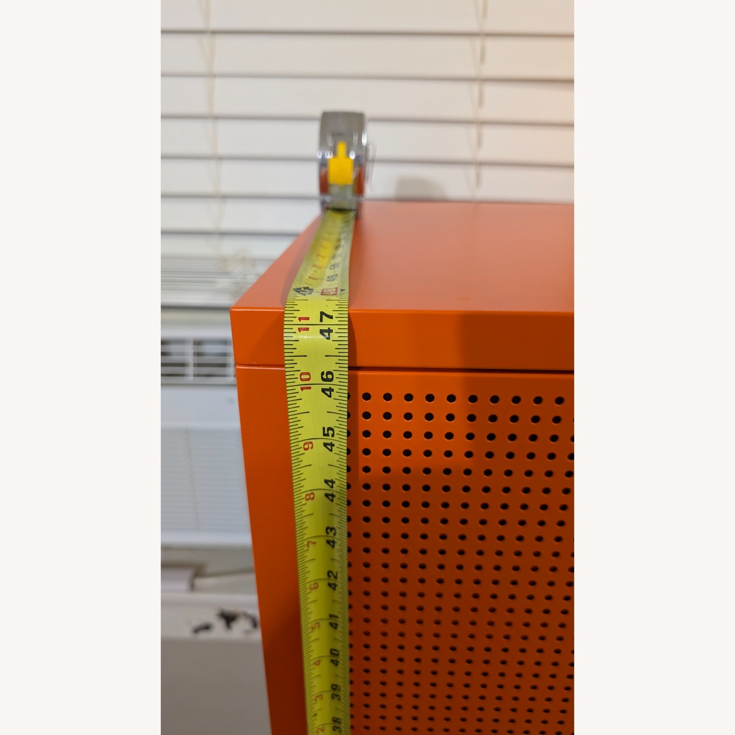 Amazon Orange Metal Armoire - image-2