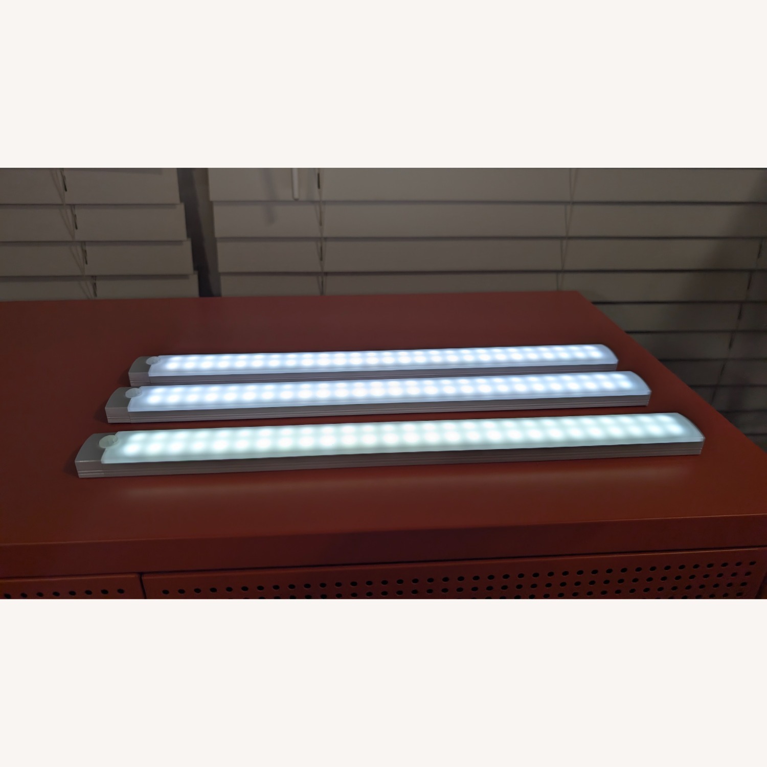 Amazon Orange Metal Armoire - image-4