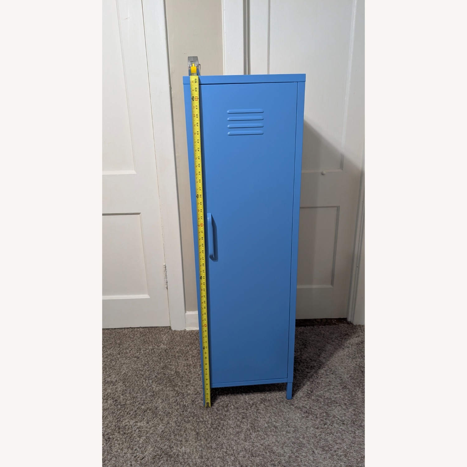 Amazon Blue Metal Armoire - image-2