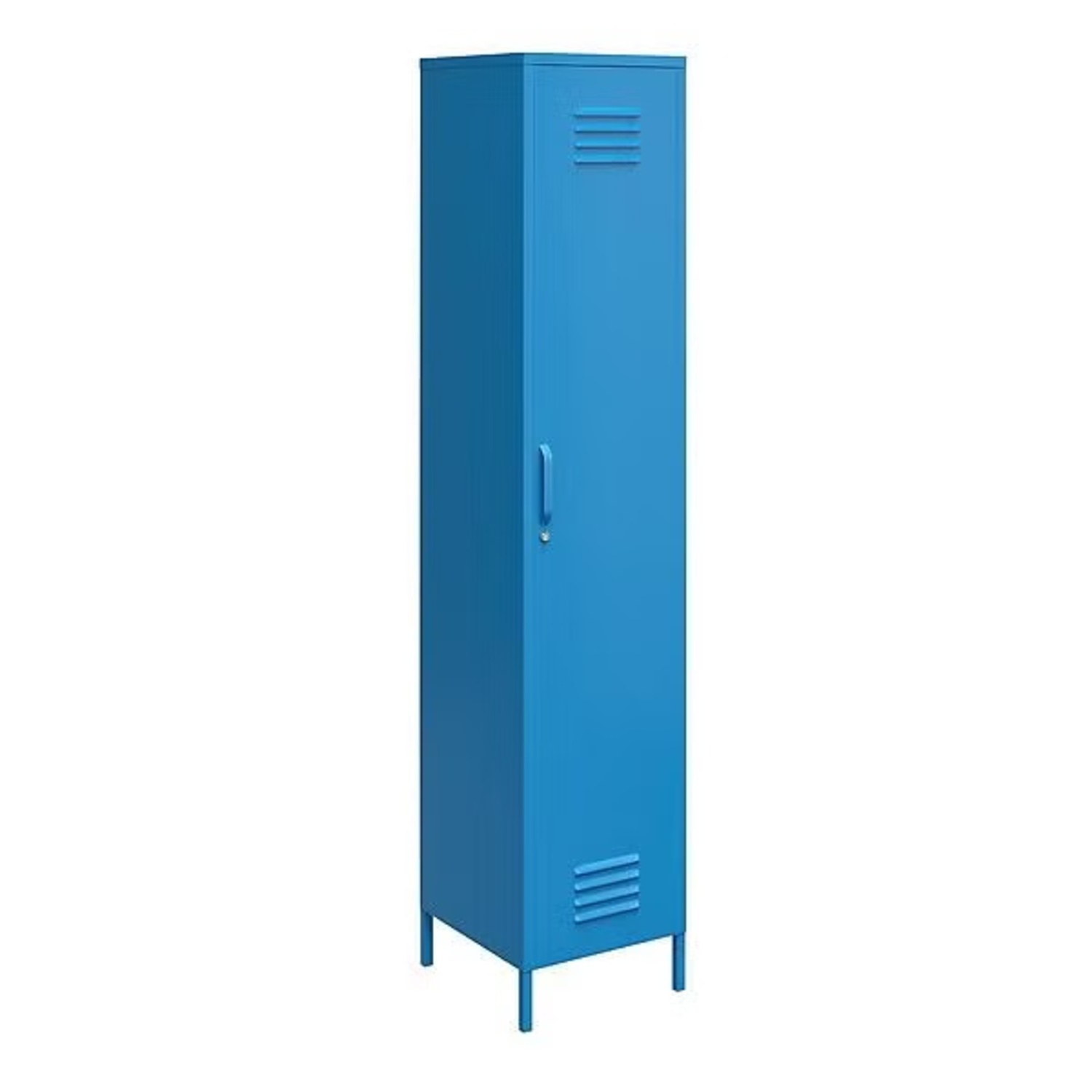 Amazon Blue Metal Armoire - image-13