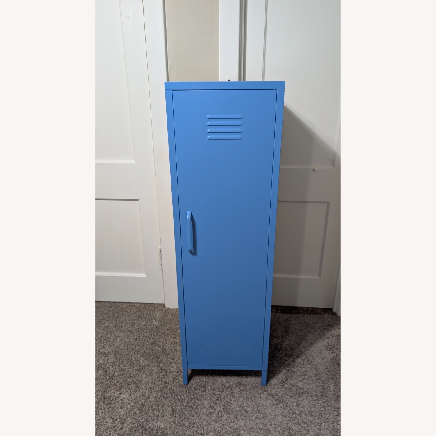 Amazon Blue Metal Armoire - image-5