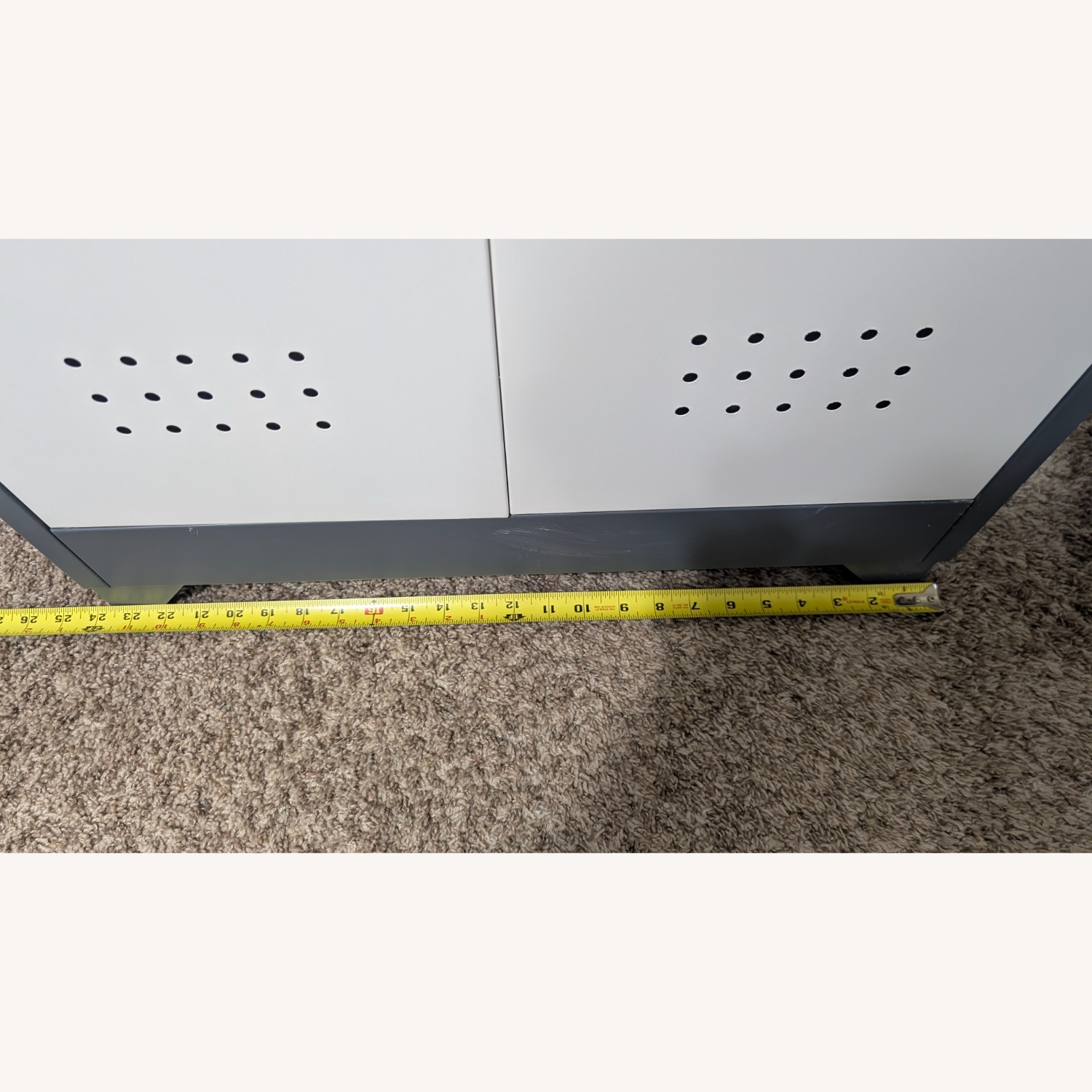 Amazon White Metal Armoire - image-2