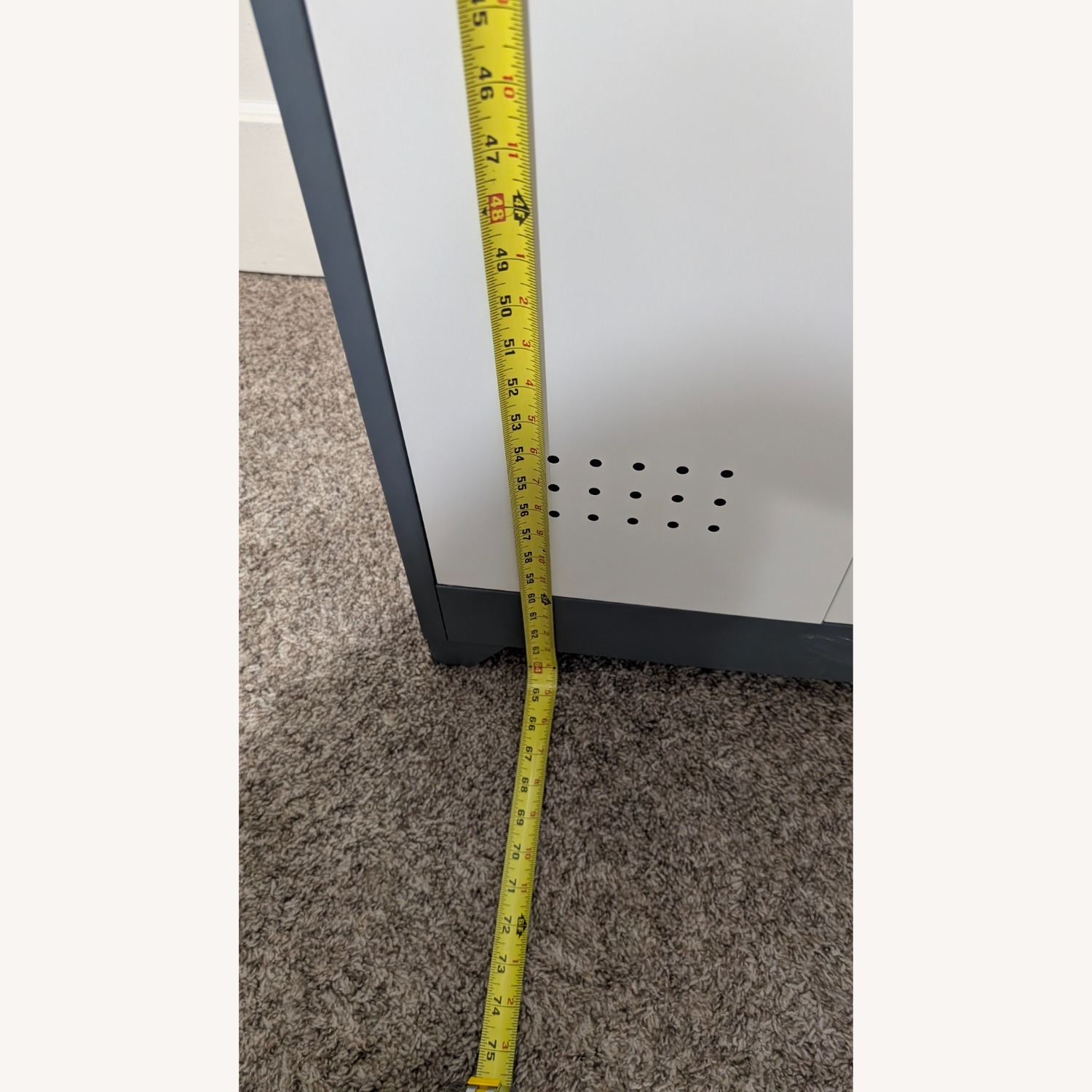 Amazon White Metal Armoire - image-4