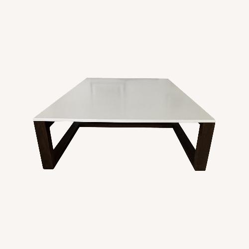 Used Custom-Made Oversized Corian Coffee Table for sale on AptDeco