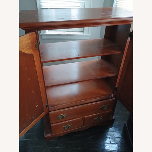 Used Vintage/Antique Light Brown Wood Dresser for sale on AptDeco