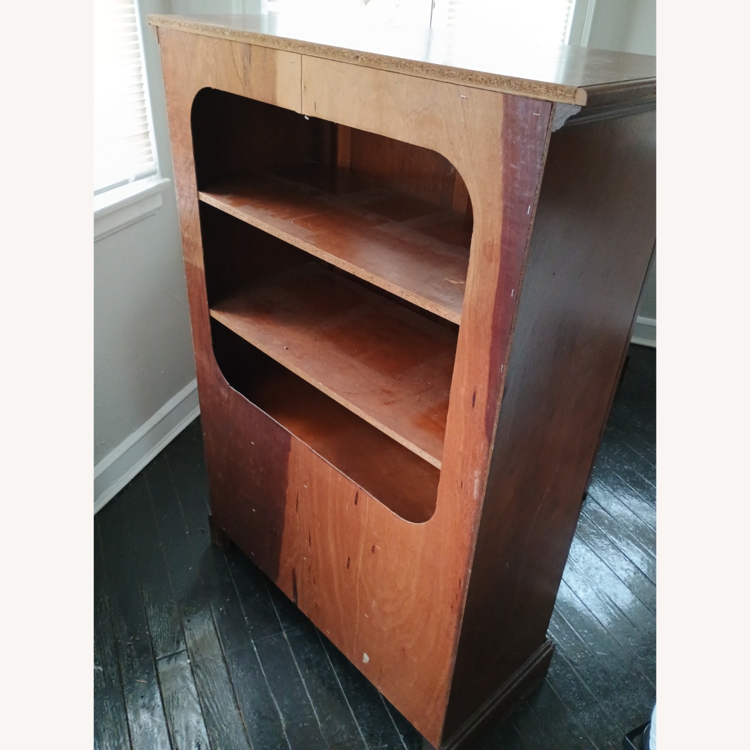 Vintage/Antique Light Brown Wood Dresser - image-6