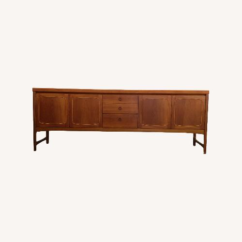 Used Vintage Mid Century Modern Teak Credenza by Nathan for sale on AptDeco