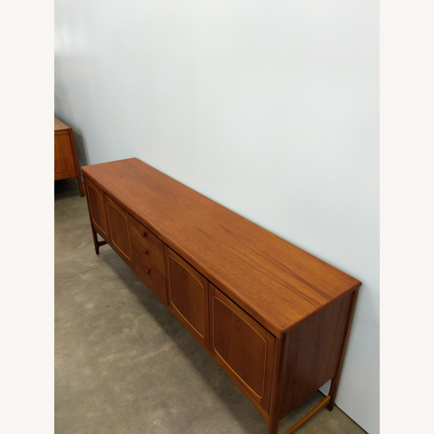 Vintage Mid Century Modern Teak Credenza by Nathan - image-6