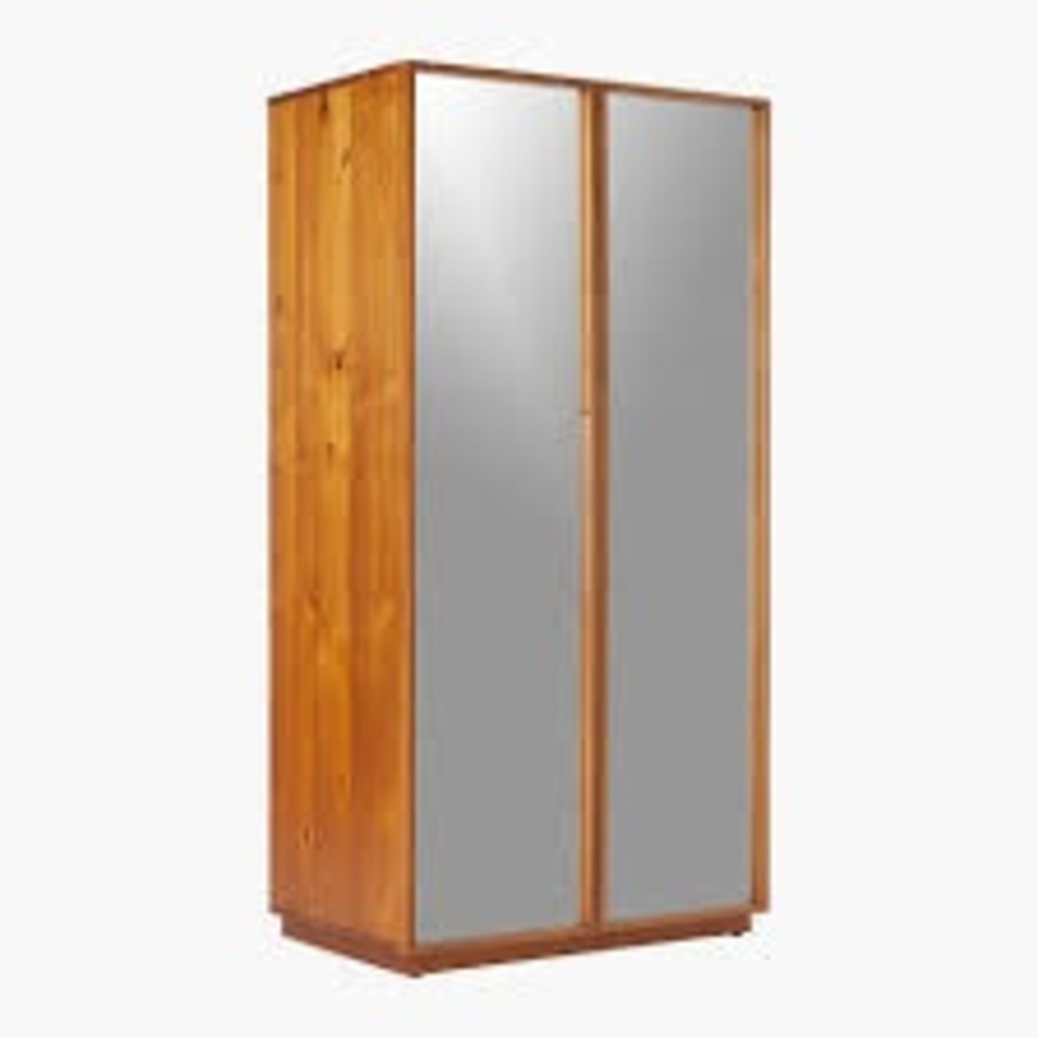CB2 Reflection Wardrobe Dark Brown Wood Armoire - image-5