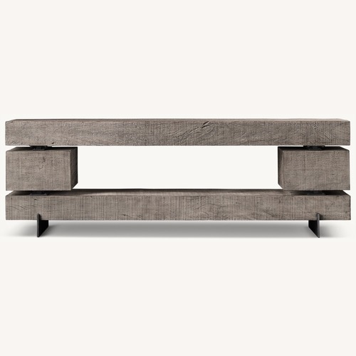 Used Restoration Hardware Light Gray Wood Sideboard for sale on AptDeco