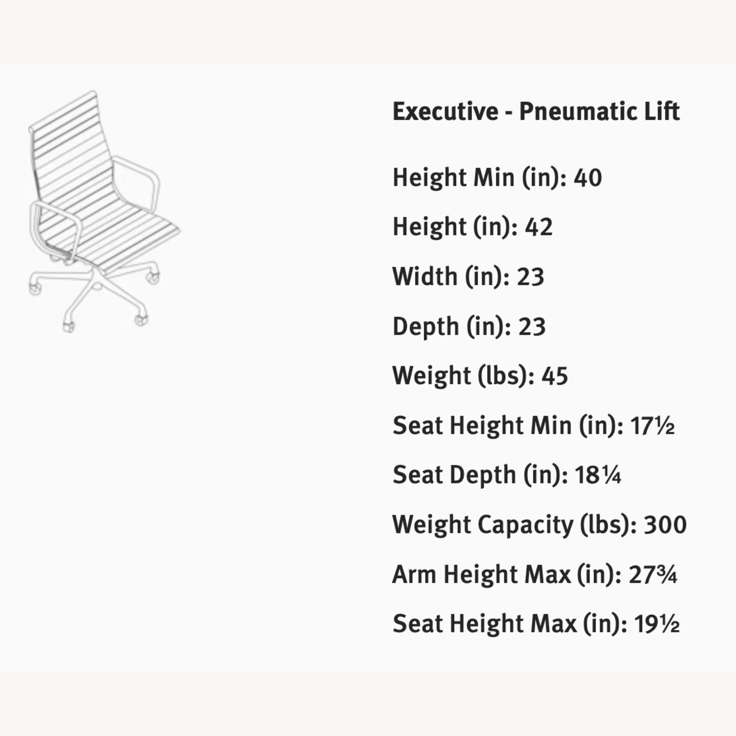  Eames Aluminum Grp Exec Chair  Mantra Leather - image-6