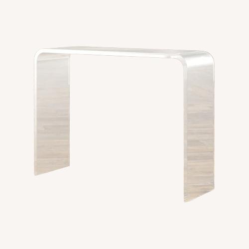 Used Wayfair Acrylic Console Table for sale on AptDeco