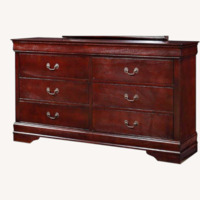 Coaster Fine Furniture Dark Brown Wood Dresser