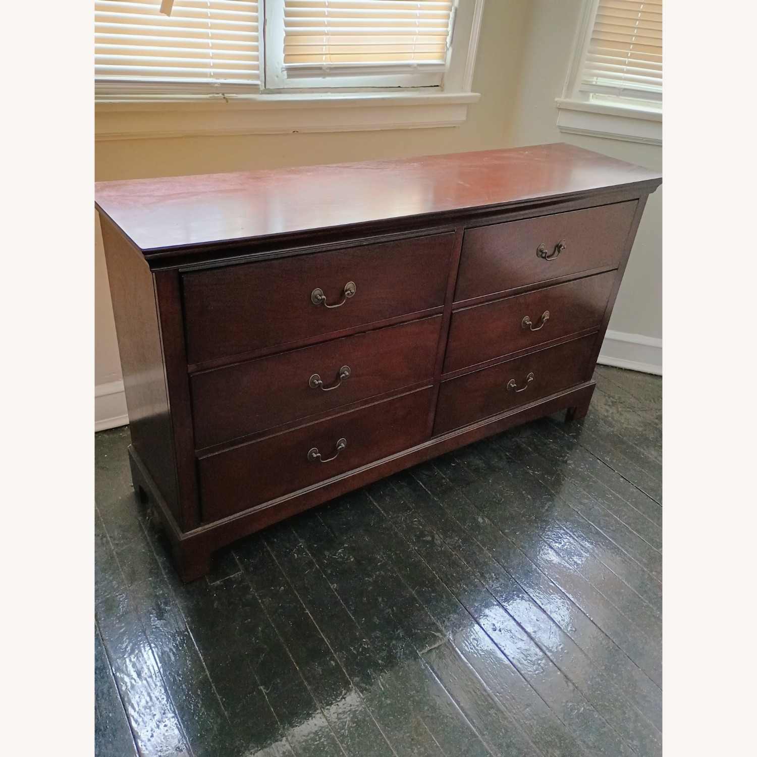 Coaster Fine Furniture Dark Brown Wood Dresser - image-2