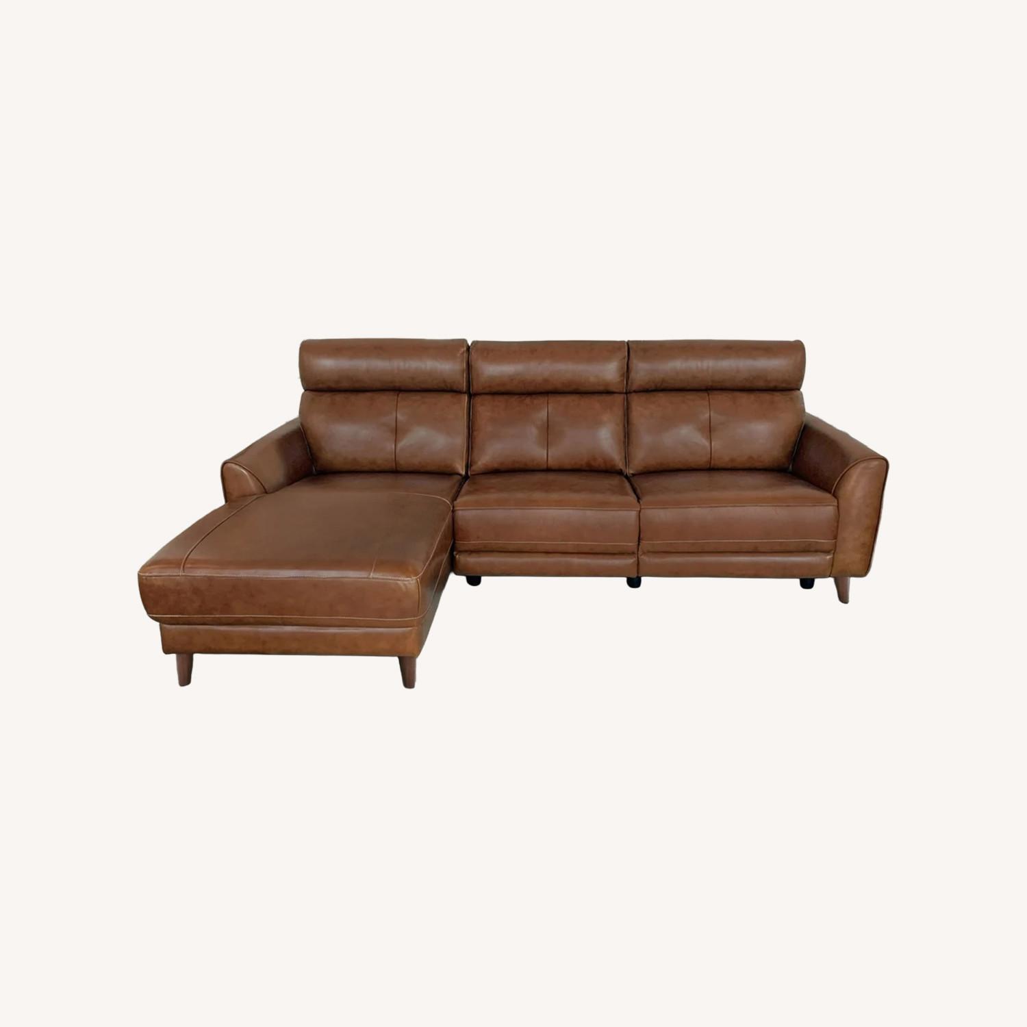 Abbyson Brevin Leather Power Reclining - image-0