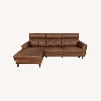 Abbyson Brevin Leather Power Reclining