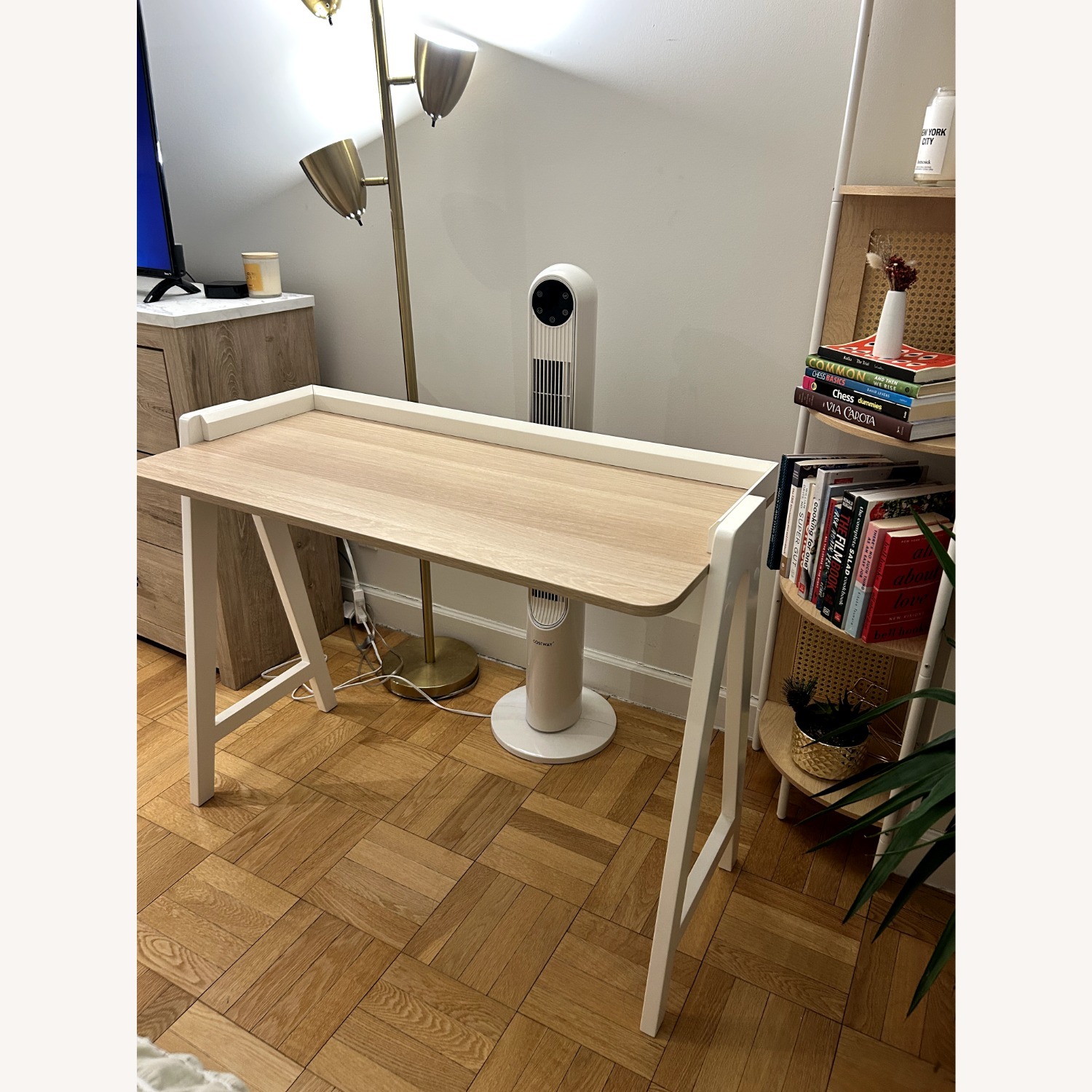 Amazon White Wooden Desk  - image-3