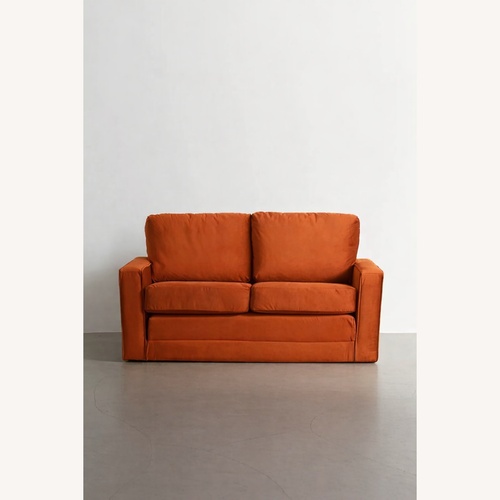 Used Urban Outfitters Sleeper Sofa with Custom Mattress Pad for sale on AptDeco