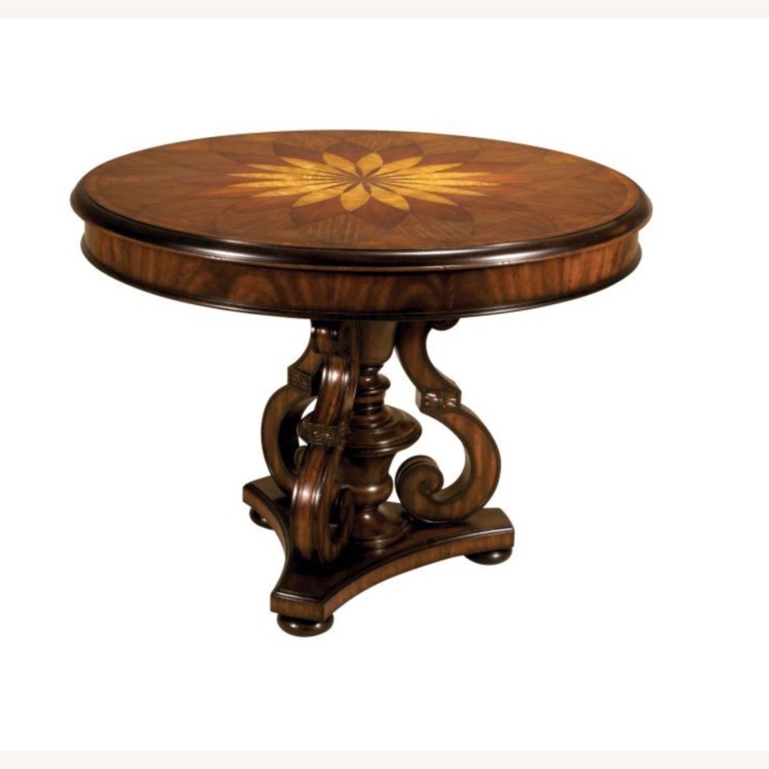 Maitland-Smith Regency Dark Brown Wood Side Table - image-4