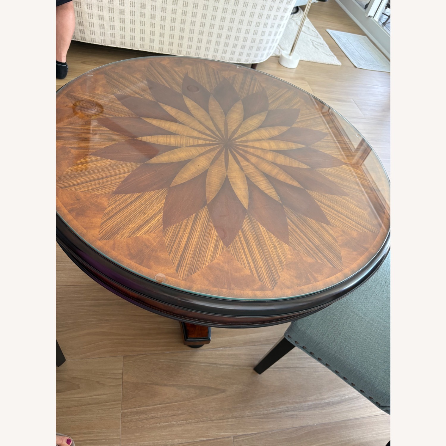 Maitland-Smith Regency Dark Brown Wood Side Table - image-6