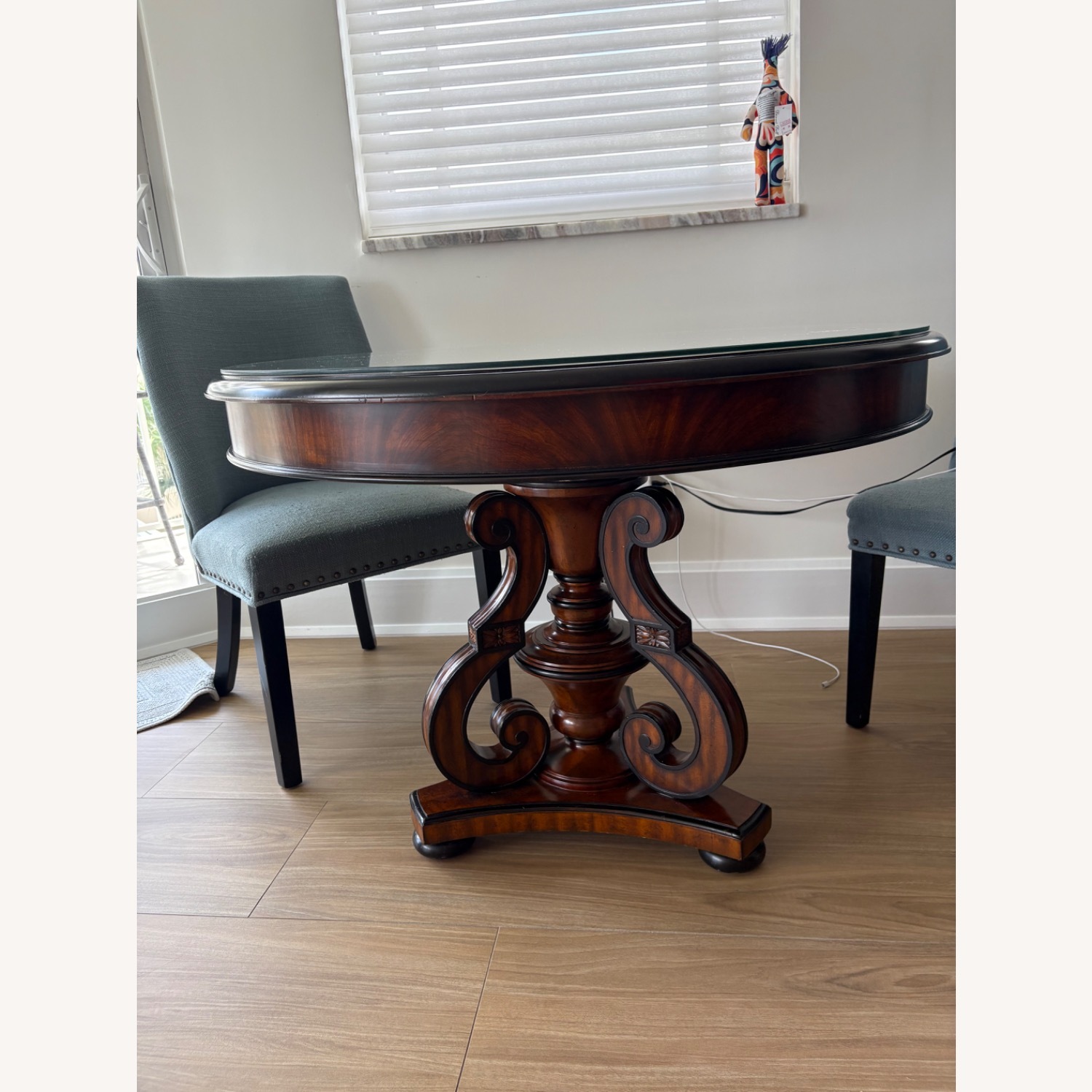 Maitland-Smith Regency Dark Brown Wood Side Table - image-7