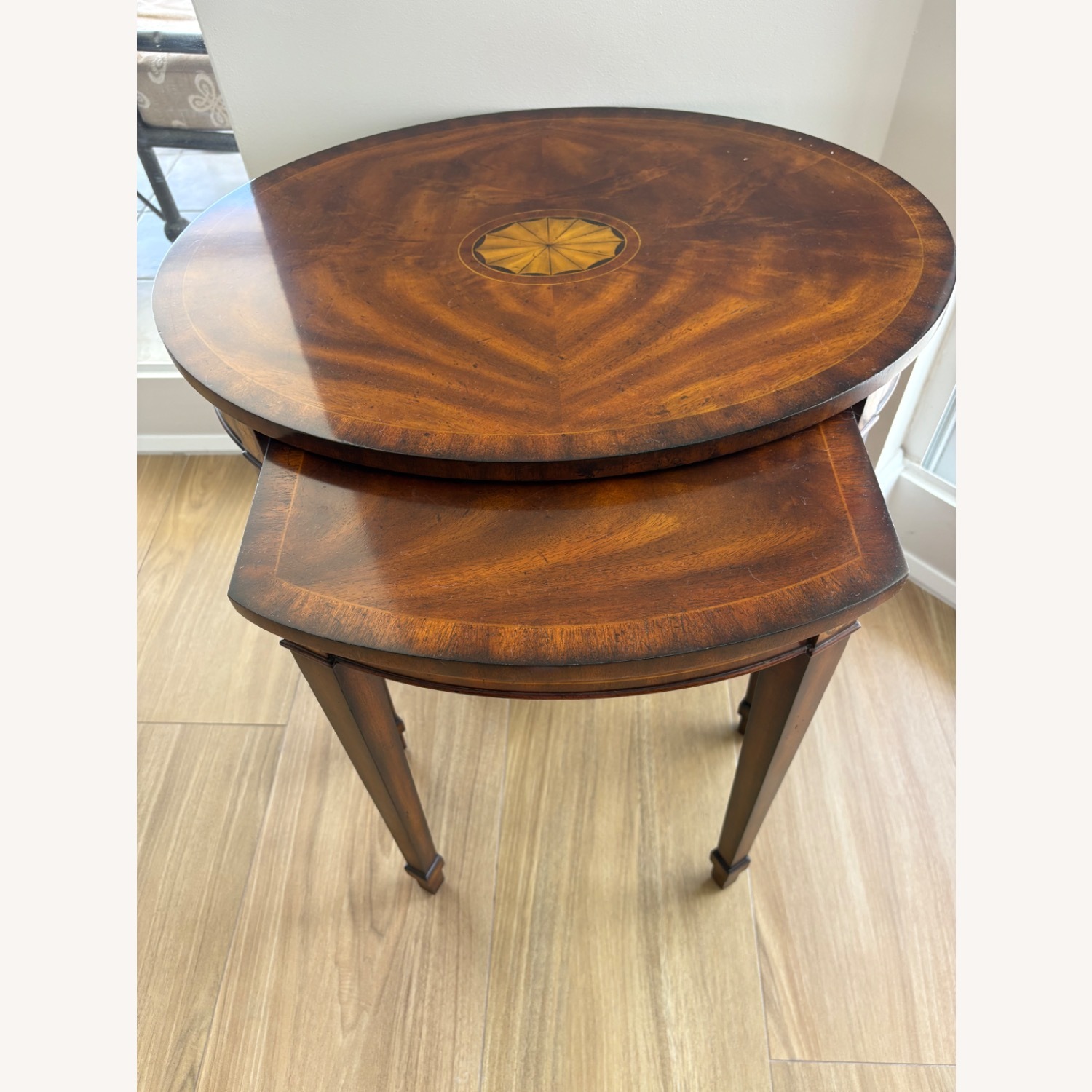 Maitland-Smith Dark Brown Wood Side Table - image-2