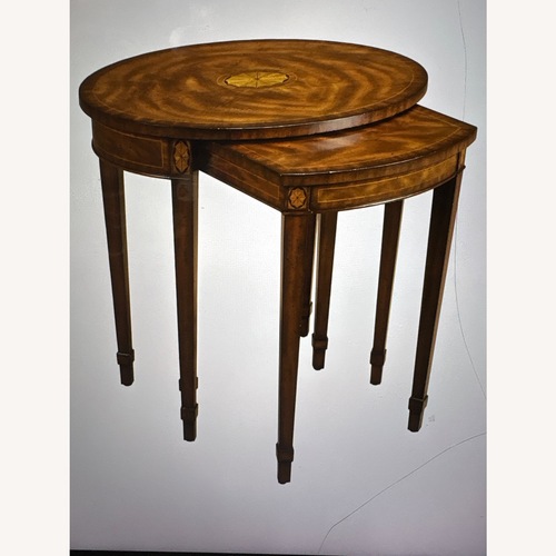 Used Maitland-Smith Dark Brown Wood Side Table for sale on AptDeco