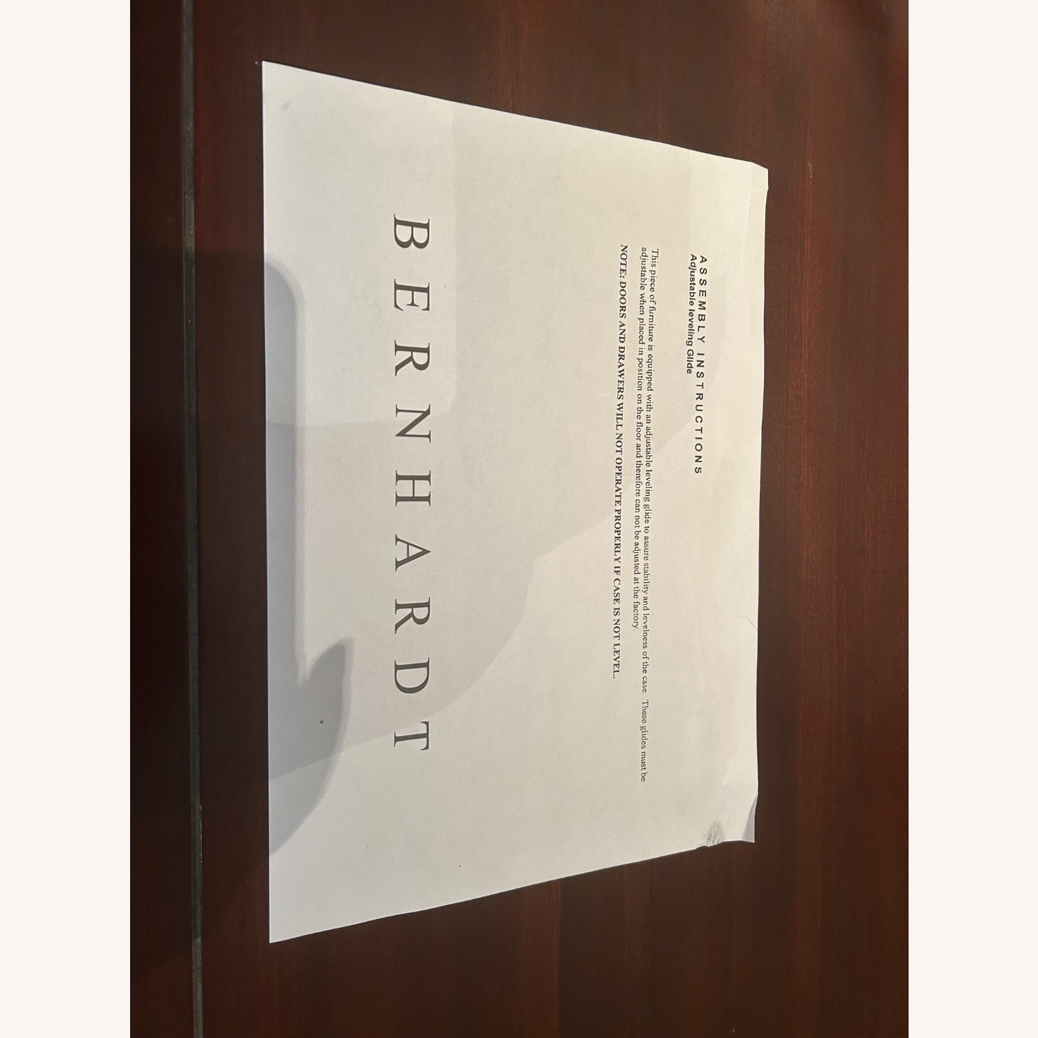 Bernhardt Dark Brown Wood Sideboard - image-4