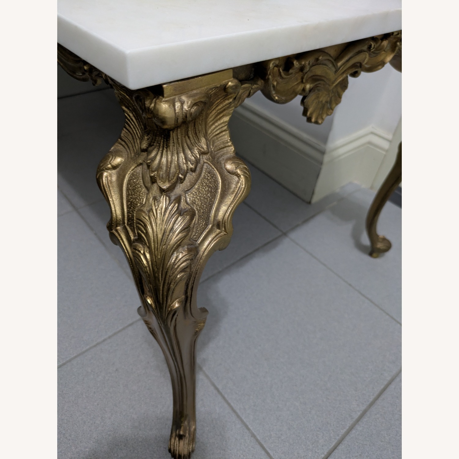 Marble Rectangular Coffee Table - image-1