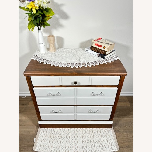Used Vintage/Antique White Wood Dresser for sale on AptDeco