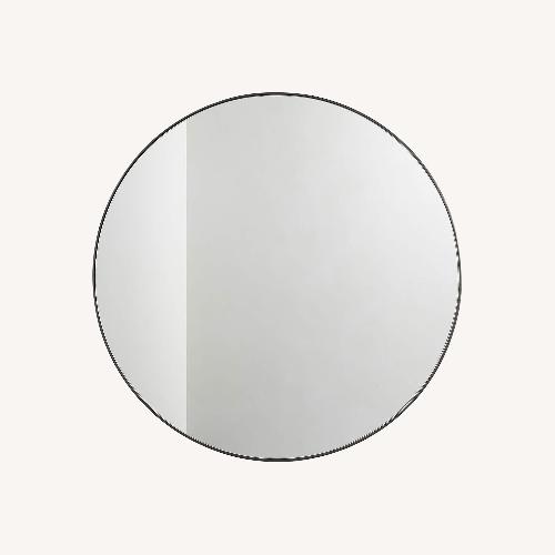 Used CB2 Infinity Black Metal Wall Mirror for sale on AptDeco