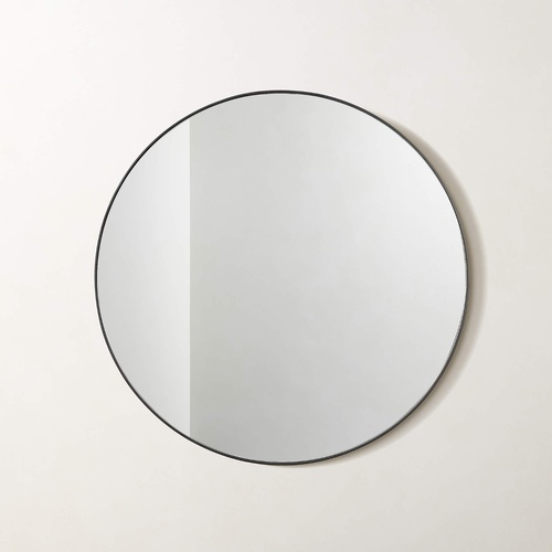 Used CB2 Infinity Black Metal Wall Mirror for sale on AptDeco