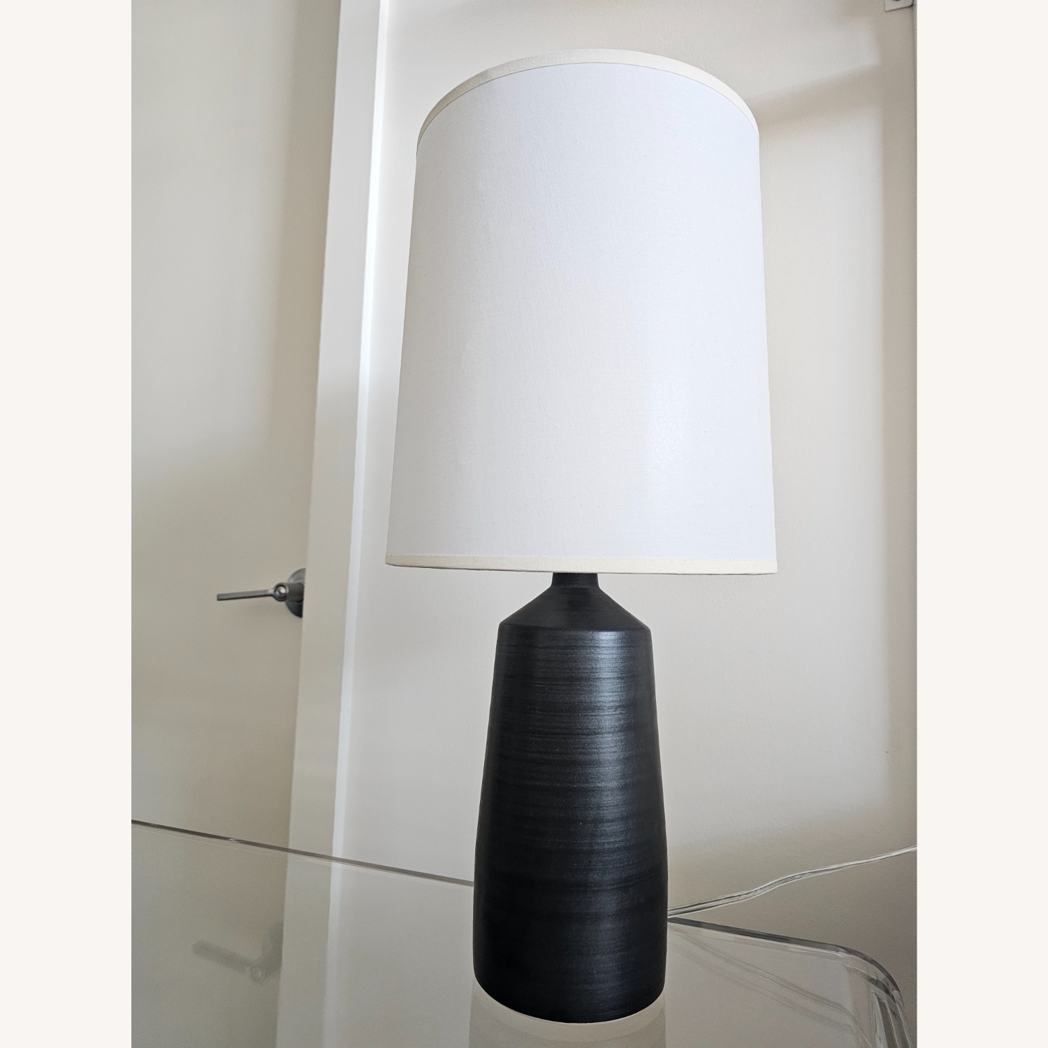 Room & Board Black Stone Table Lamp - image-2