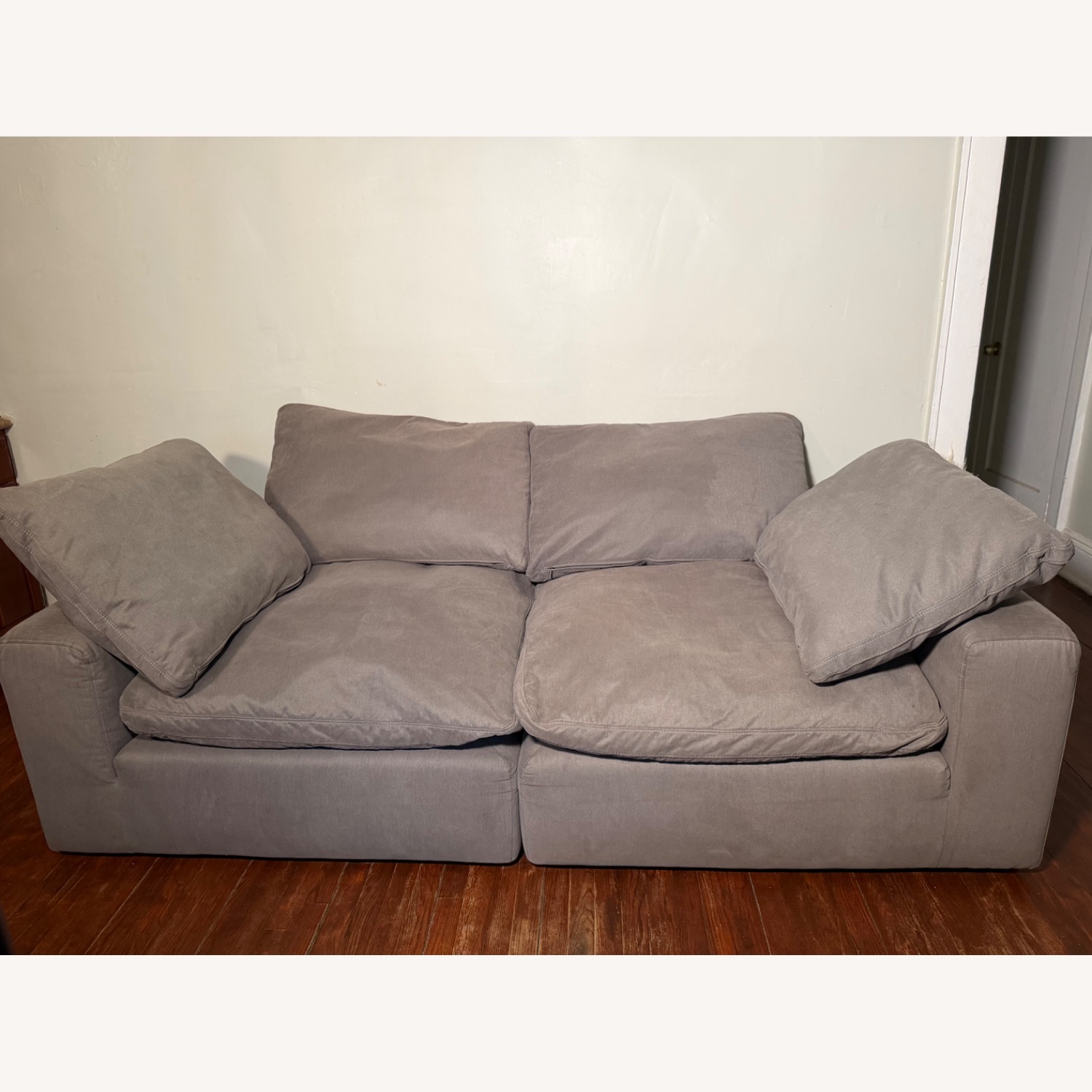 Light Gray 2 Piece Sectional - image-2