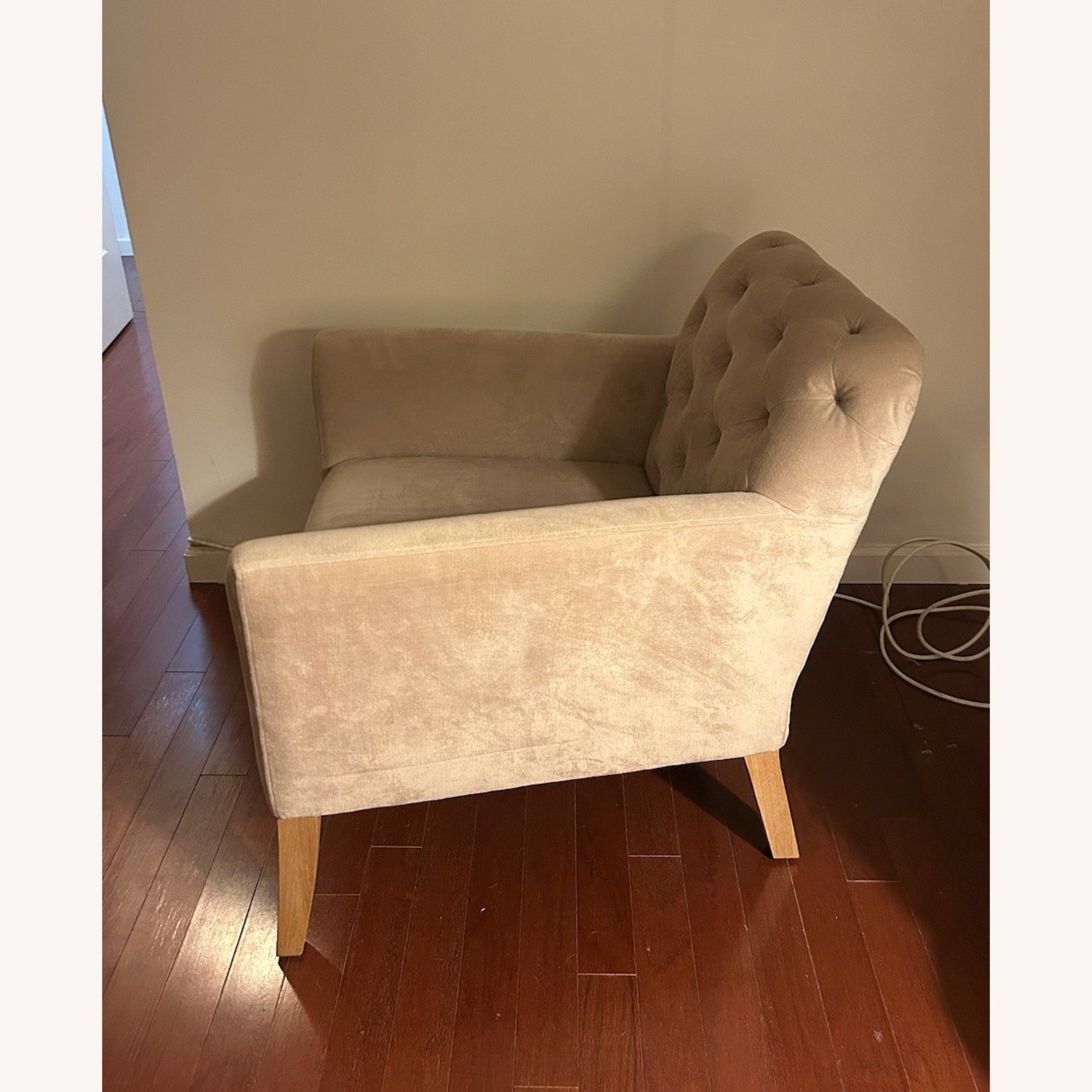 West Elm Elton Pink Armchair - image-3