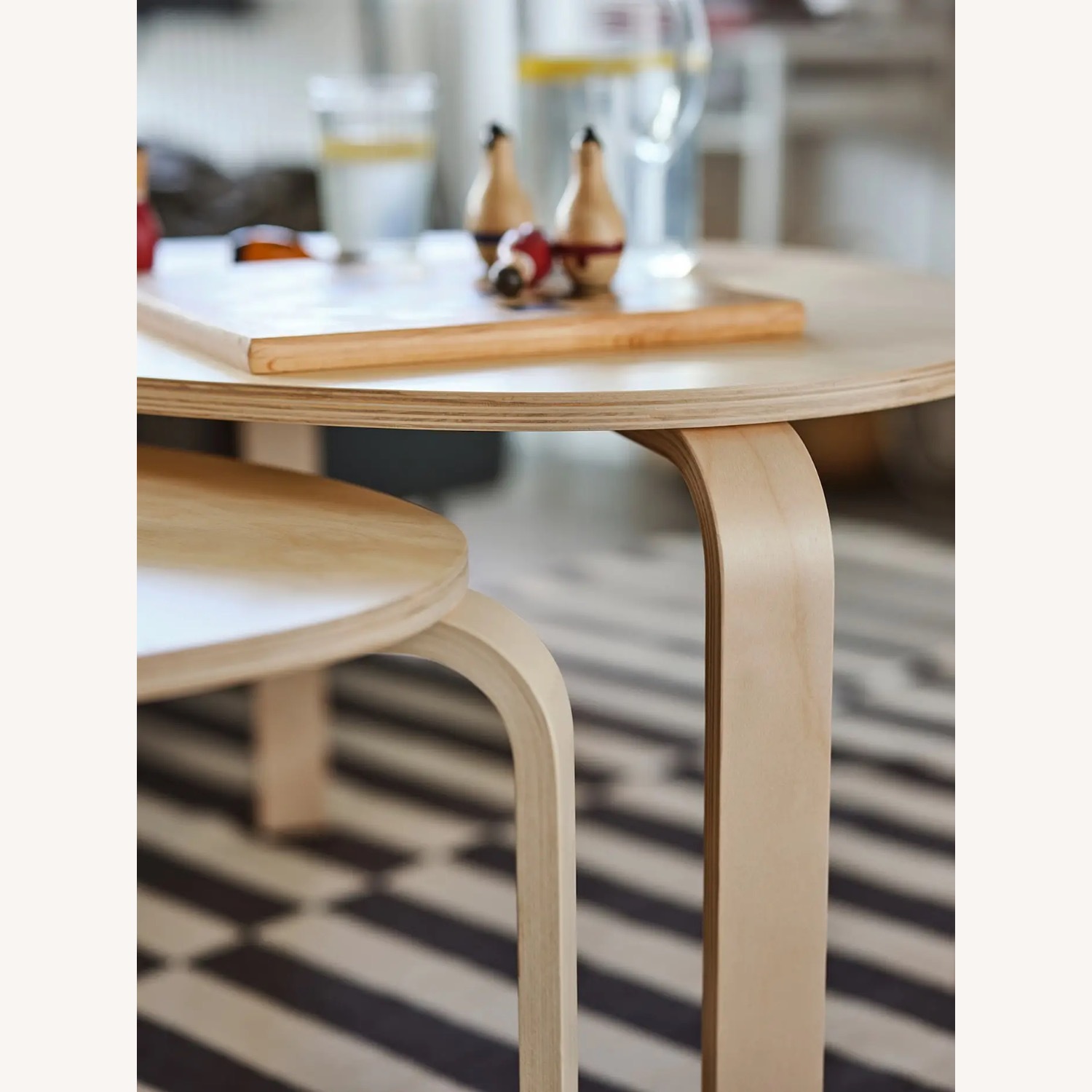 IKEA Svalsta Natural Wood Veneer Coffee Table - image-3