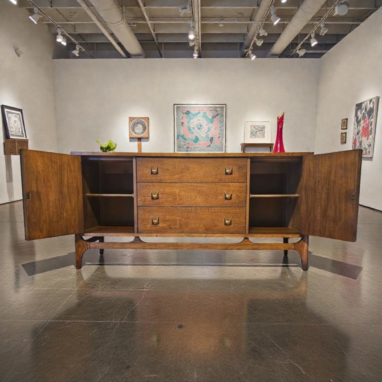 Vintage Modern 1960s Broyhill Brasilia Credenza - image-6