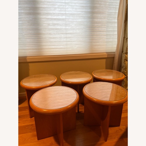 Used Charles Gwathmey Natural Wood Side Tables for sale on AptDeco