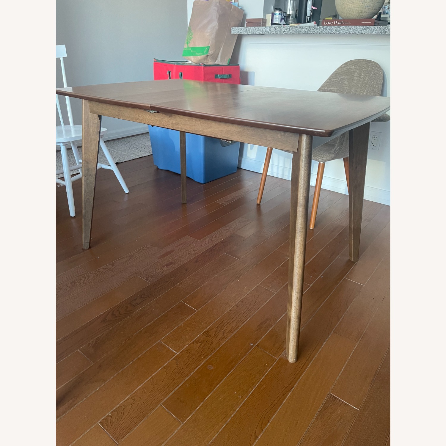 Meneses 63-inch Extension Leaf Dining Table Natural Walnut - image-3